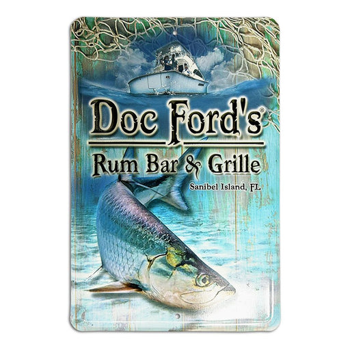 Tin Tackers - 8" x 12" Rectangle Sign, Embossed Aluminum Tin Tacker Steel City Tap Co. 