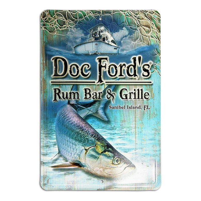 Tin Tackers - 8" x 12" Rectangle Sign, Embossed Aluminum Tin Tacker Steel City Tap Co. 