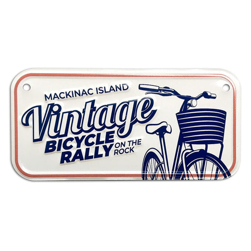 Tin Tackers - Bicycle Plate 2" x 5.25", Embossed Aluminum Tin Tacker Steel City Tap Co. 