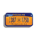Tin Tackers - Bicycle Plate 2" x 5.25", Embossed Aluminum Tin Tacker Steel City Tap Co. 