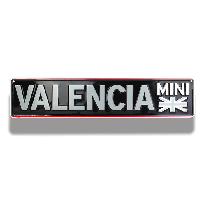 Tin Tackers - European License Plate 4" x 20", Embossed Aluminum Tin Tacker Steel City Tap Co. 