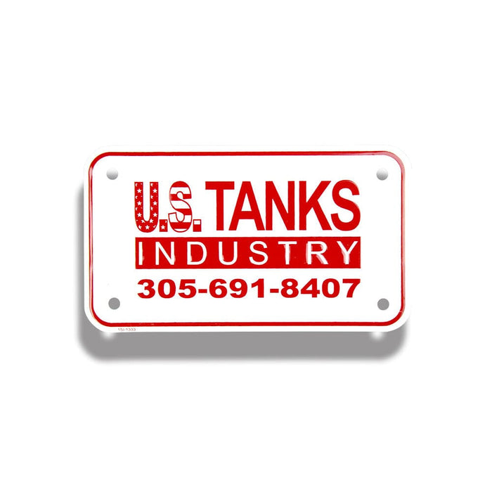 Tin Tackers - Motorcycle Plate, Embossed Aluminum Tin Tacker Steel City Tap Co. 