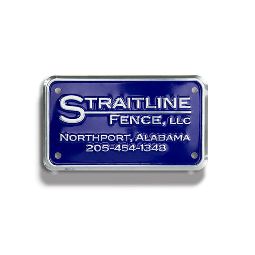 Tin Tackers - Motorcycle Plate, Embossed Aluminum Tin Tacker Steel City Tap Co. 