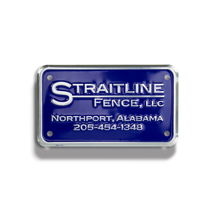 Tin Tackers - Motorcycle Plate, Embossed Aluminum Tin Tacker Steel City Tap Co. 