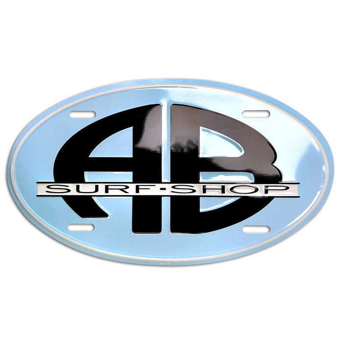 Tin Tackers - Oval License Plate, Embossed Aluminum Tin Tacker Steel City Tap Co. 