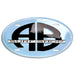 Tin Tackers - Oval License Plate, Embossed Aluminum Tin Tacker Steel City Tap Co. 