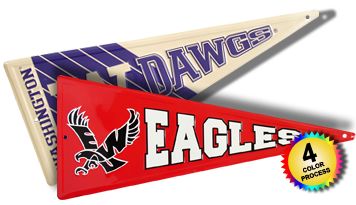 Tin Tackers - Pennant Sign 8.5" x 21.5", Embossed Aluminum Tin Tacker Steel City Tap Co. 