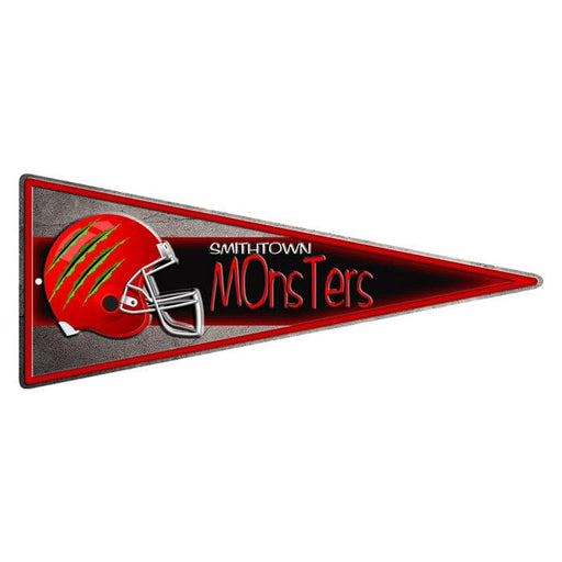 Tin Tackers - Pennant Sign 8.5" x 21.5", Embossed Aluminum Tin Tacker Steel City Tap Co. 