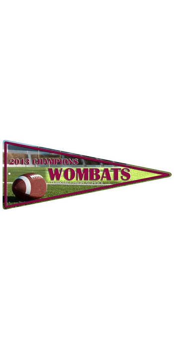 Tin Tackers - Pennant Sign 8.5" x 21.5", Embossed Aluminum Tin Tacker Steel City Tap Co. 