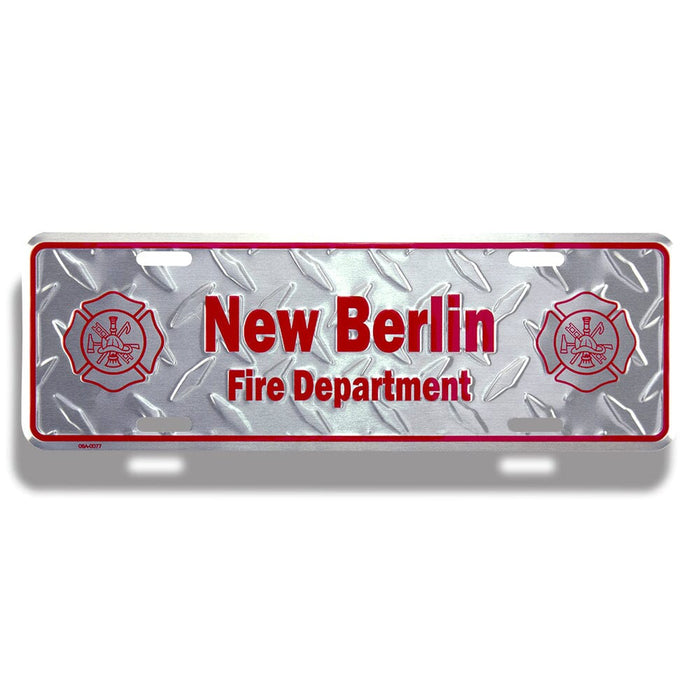 Tin Tackers - Rider Plate 3.25" x 11", Embossed Aluminum Tin Tacker Steel City Tap Co. 