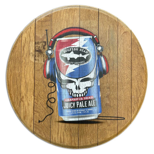 Wood Barrel Head Sign - 21" Authentic, Full Color Wood Sign Steel City Tap Co. 