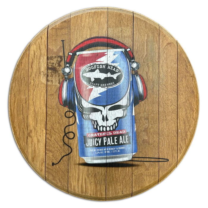 Wood Barrel Head Sign - 21" Authentic, Full Color Wood Sign Steel City Tap Co. 