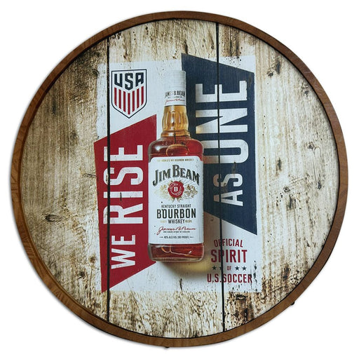 Wood Quarter Barrel Head Sign - 22", Full Color Wood Sign Steel City Tap Co. 