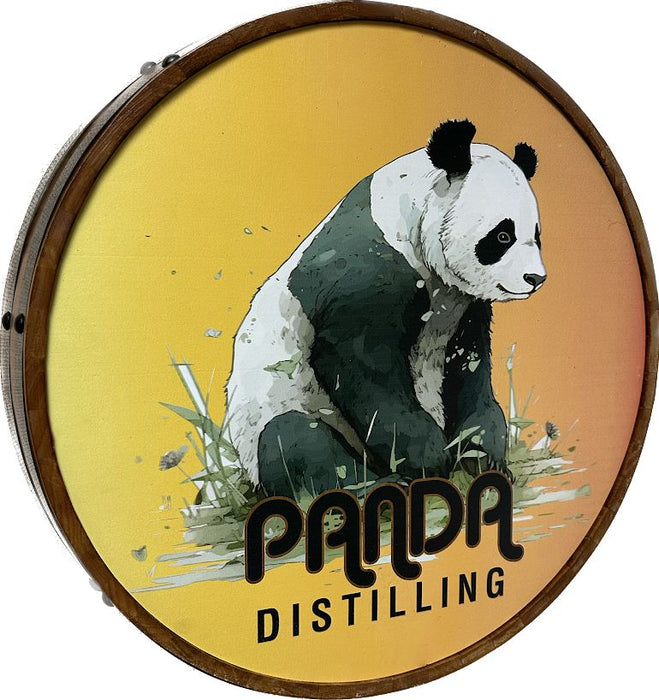 Wood Quarter Barrel Head Sign - 22", Full Color Wood Sign Steel City Tap Co. 
