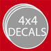 Circle Decals 4"x4" Decals Steel City Tap 