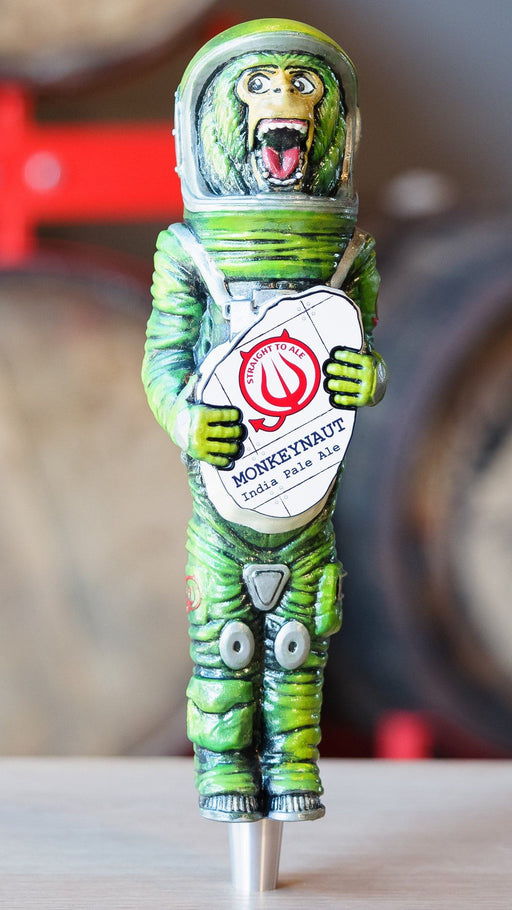 Monkeynaut Straight To Ale First Edition Tap Handle Steel City Tap 