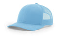 Richardson 112 Trucker Hat with Custom Embroidery HATS prestoembroidery SOLID: COLUMBIA BLUE 