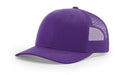 Richardson 112 Trucker Hat with Embroidered Patch HATS prestoembroidery SOLDI: PURPLE 